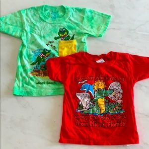 2pk Florida Alligator T-Shirts